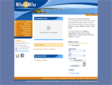 Tablet Screenshot of bluebluviaggi.it